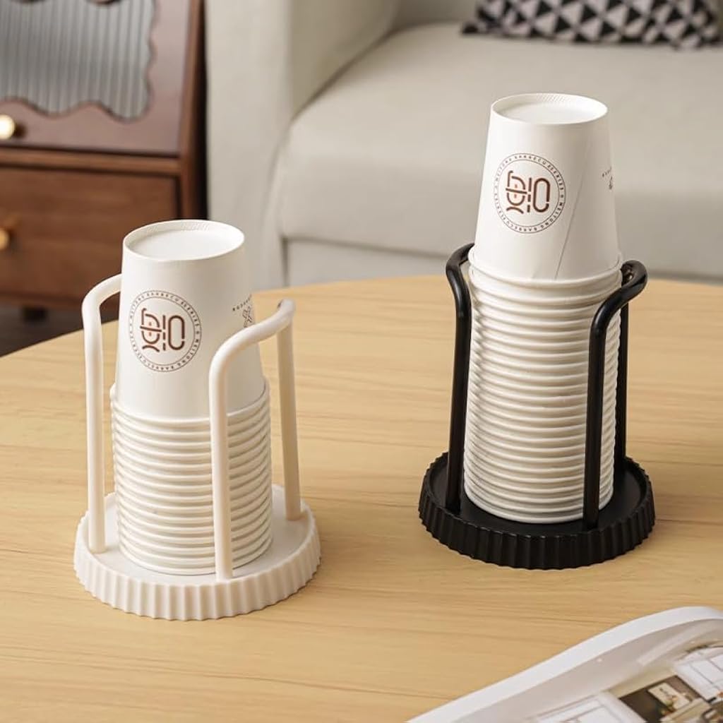 HASTHIP® 2pc Multi-Functional Plastic Paper Cup Storage, Durable Countertop Paper Cup Dispenser for Home, Office, Spa, Bar-Multicolor HASTHIP® 2pc Multi-Functional Plastic Paper Cup Storage, Durable Countertop Paper Cup Dispenser for Home, Office, Spa, Bar-Multicolor